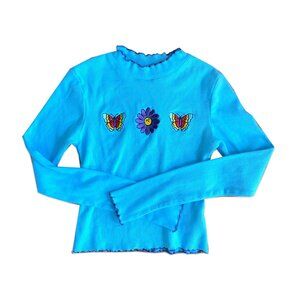 long sleeve A LAB t-shirt with embroidery